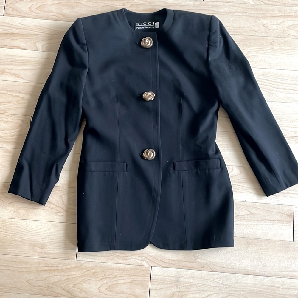 BICCI By Florine Wachter made in the USA VINTAGE. Size 4 black